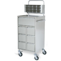 K616106 - CARRELLO COMPLETAMENTE IN ACCIAIO INOX