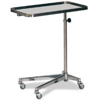 K616149 - CARRELLO PORTASTRUMENTI AD ALTEZZA REGOLABILE MANUALMENTE CON PIANO ESTRAIBILE