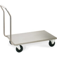 K616200 - CARRELLO IN ACCIAIO INOX AD UN MANIGLIONE PER TRASPORTI VARI