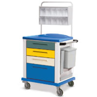 K816207 - CARRELLO MEDICAZIONE STANDARD IN TECNOPOLIMERO