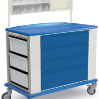 Carrello per medicazioni con 4 cassetti h333_08