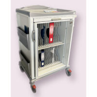 K816173V - CARRELLO PORTA CARTELLE/LASTRE CON 32 SCOMPARTI