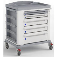 KSM-UT6: CARRELLO UTILITY SMALL A 5 CASSETTI