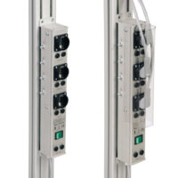 K618457 - MULTIPRESA ELETTRICA TIPO MED A 3 USCITE CON NODO EQUIPOTENZIALE- MEDICALE